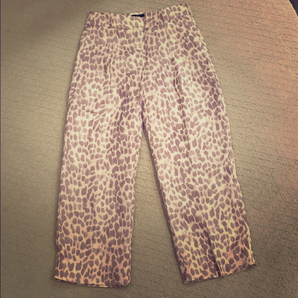 J. Crew wide leg ankle pants